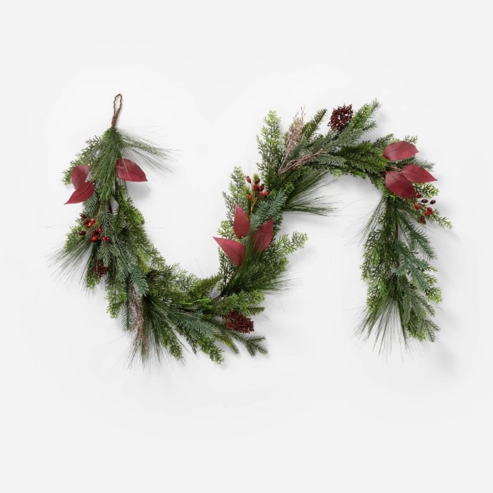 Pine Eucalyptus Cypress Artificial Garland - Threshold Designed w/ Studio McGee